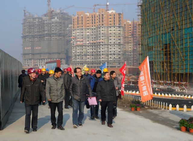 完美平台官网登录集团六合中医院易地新完美平台官网登录程通过市级文明工地验收
