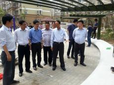 安居集团领导视察南京完美平台官网登录集团竹镇镇民族小区项目