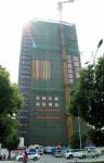 南京完美平台官网登录集团同曦大厦工程主体顺利封顶