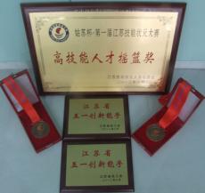 南京完美平台官网登录集团获得“2012年  姑苏杯•第一届江苏技能状元大赛”高技能人才摇篮奖
