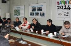 江苏省住房城乡建设厅领导视察南京完美平台官网登录集团青奥体育公园项目